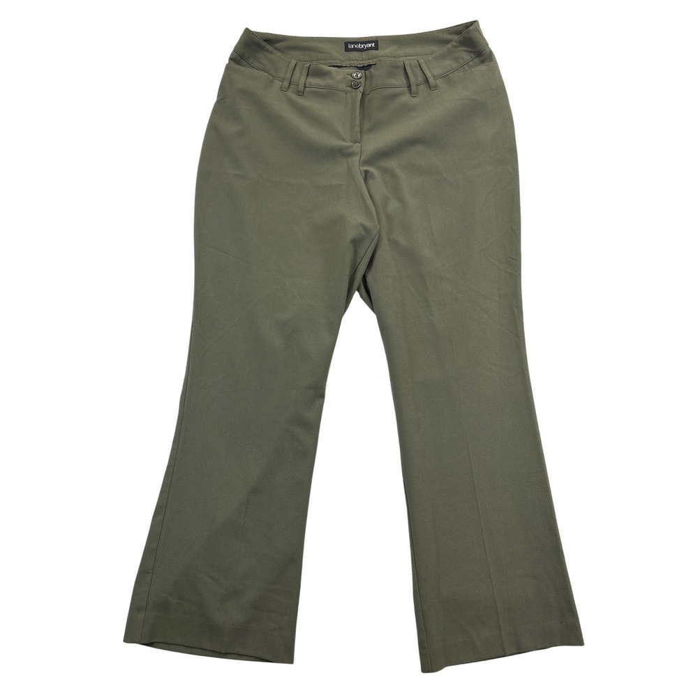 Lane Bryant Pants Womens 16 Olive Green Bootcut